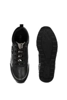 Sneakersy Fleta3 Lea12 Guess czarny