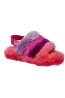 Leather lounge footwear FLUFFY YEAH UGG pink