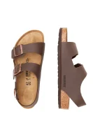 Skórzane sandały Milano Birkenstock brązowy