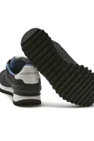 Sneakersy | z dodatkiem skóry Emporio Armani czarny
