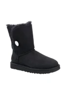 Leather snowboots W Bailey Button Bling UGG black
