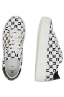 Sneakers | with addition of leather Elisabetta Franchi white