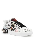 Leather sneakers Dolce & Gabbana white