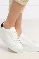 Leather sneakers Dsquared2 white