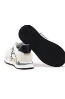 Skórzane sneakersy tris Premiata biały
