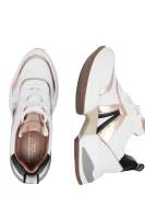 Sneakers MARBLE | with addition of leather Alexander Smith white