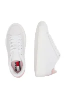 Sneakers TOMMY JEANS NEW CUPSOLE | with addition of leather Tommy Jeans white