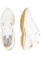 шкіряні кросівки Emporio Armani білий