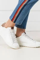 Leather sneakers C101 Coach white