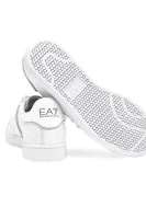 шкіряне кросівки EA7 білий