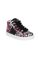 Sneakers LUCY HI | with addition of leather Guess white