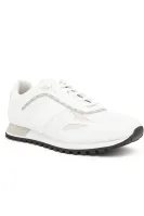 Sneakersy Parkour-L_Runn_melg BOSS BLACK biały