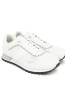 Sneakersy Parkour-L_Runn_melg BOSS BLACK biały