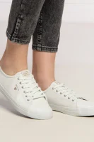 Leather sneakers Preptown Gant white