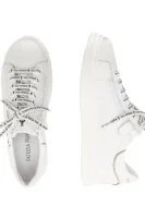 Leather sneakers Patrizia Pepe white