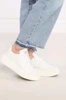 Leather sneakers Red Valentino white