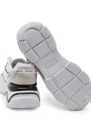Sneakersy MICOLA | z dodatkiem skóry Guess biały