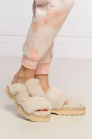 Бавовняне домашнє взуття wobbegong | з додаванням шкіри EMU Australia білий