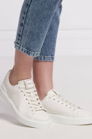 Leather sneakers Balmain white