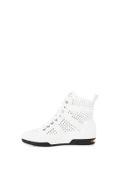 Cut-Out Sneakers Love Moschino white