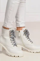 Ankle boots MAGALY | with addition of leather Guess white