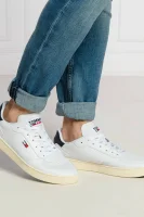 Шкіряне кросівки ESSENTIAL Tommy Jeans білий