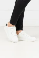 Leather sneakers BROMPTON PATCH Pepe Jeans London white