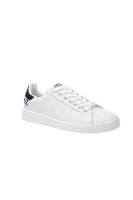 Leather sneakers BROMPTON PATCH Pepe Jeans London white