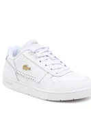 Skórzane sneakersy Court Lacoste biały
