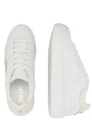 Sneakers | with addition of leather Pollini white