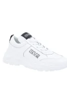 Leather sneakers Versace Jeans Couture white