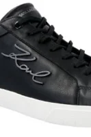 Leather sneakers SKOOL Karl Lagerfeld black