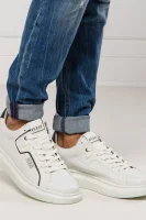 Skórzane sneakersy SALERNO Guess biały