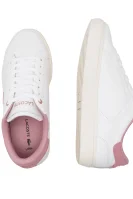 Leather sneakers Lacoste white
