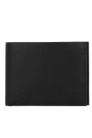 Skórzany portfel Calvin Klein czarny
