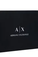 Skórzany portfel Armani Exchange czarny