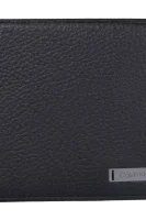 Skórzany portfel PEBBLE Calvin Klein czarny