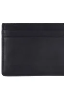 Skórzany portfel+wizytownik HUGO czarny