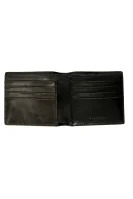 Skórzany portfel Trussardi czarny