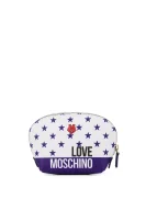 Kosmetyczka Blue Cap Love Moschino fioletowy
