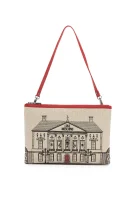 Portable Home Bag/Clutch Love Moschino red
