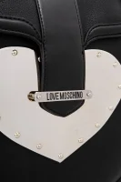 Plecak Metal Heart Love Moschino czarny