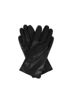 Skórzane rękawiczki Gyviza Touch Tec BOSS BLACK czarny