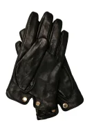 Leather gloves AMICO Marella black