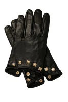 Skórzane rękawiczki AMICO Marella czarny