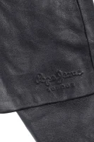 Skórzane rękawiczki PHEDRA Pepe Jeans London czarny