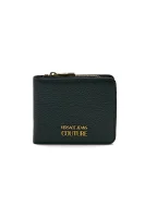 Leather wallet Versace Jeans Couture black