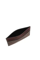 Leather cards holder Coach brown