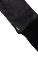 Leather gloves Galanta BOSS BLACK black