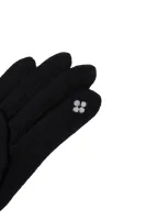 Wełniane Rękawiczki Caribou Touch Screen Desigual czarny